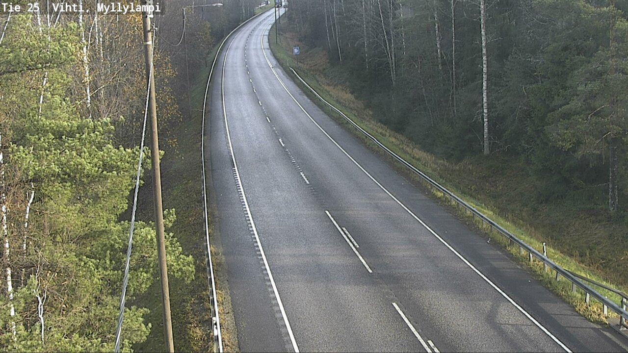 Kelikamerat Kuva Tie 25 Lohja Myllylampi, Lohja, Uusimaa