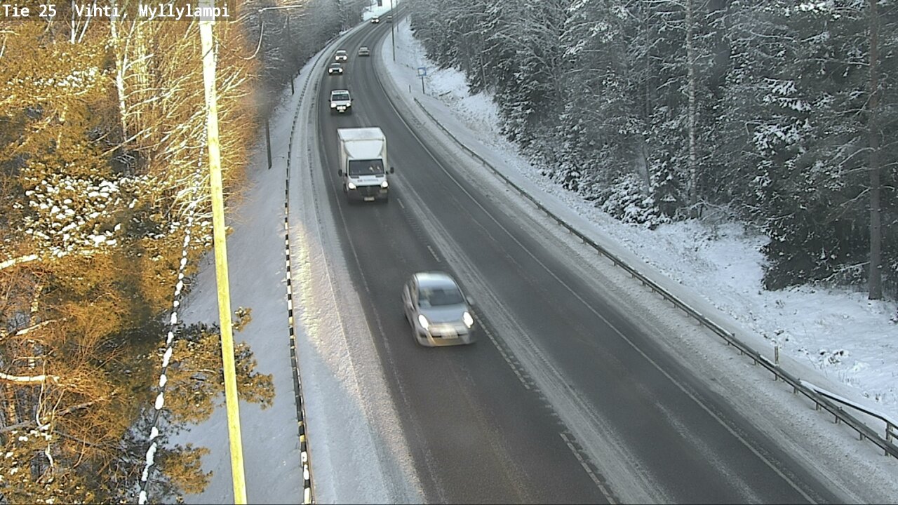 Weather Camera Image Road 25 Lohja Myllylampi, Lohja, Uusimaa