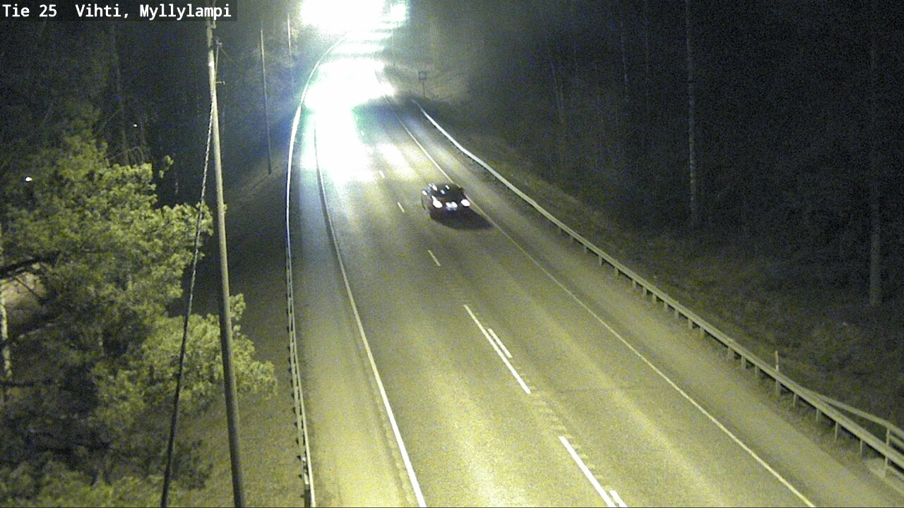 Weather Camera Image Road 25 Lohja Myllylampi, Lohja, Uusimaa