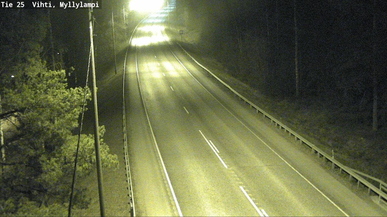 Weather Camera Image Road 25 Lohja Myllylampi, Lohja, Uusimaa