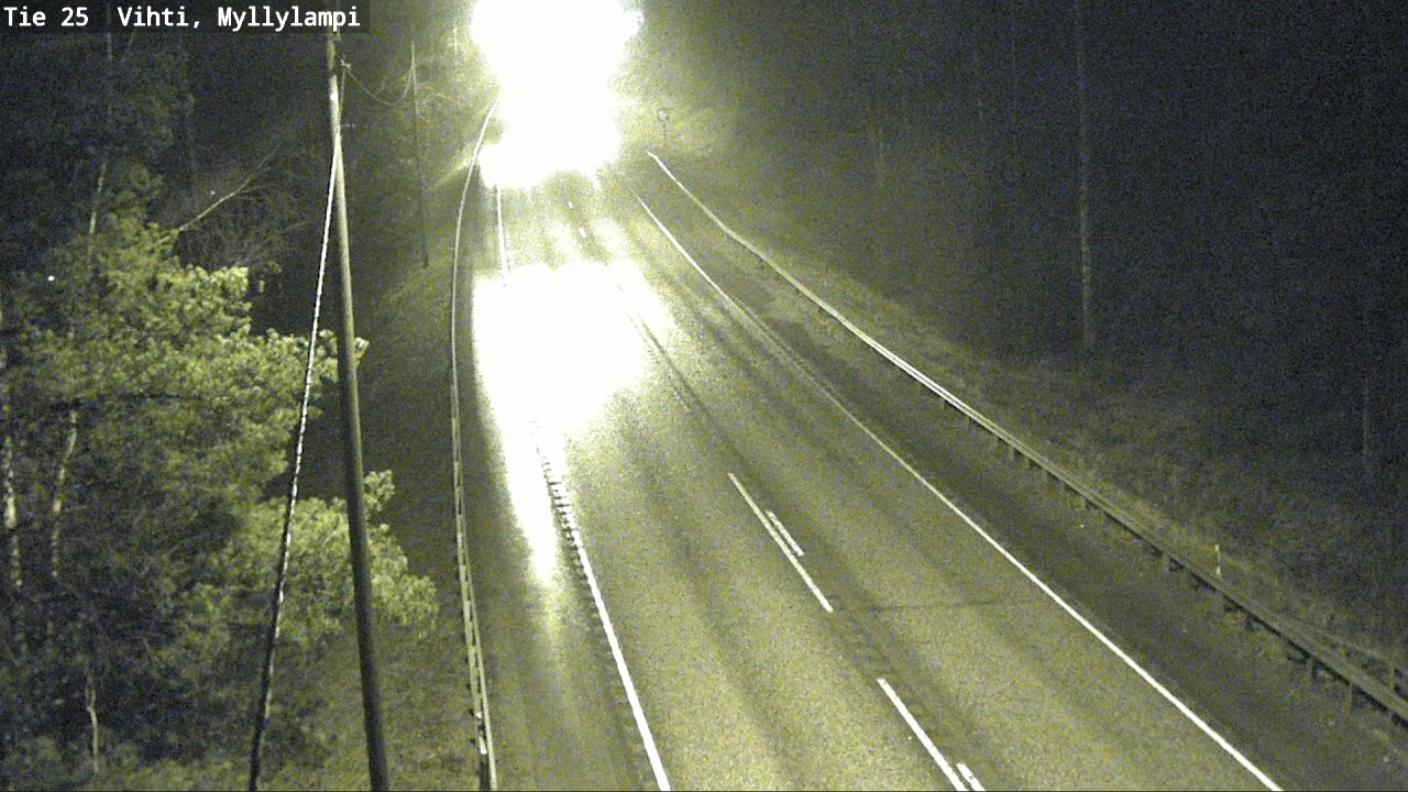 Weather Camera Image Väg 25 Lojo Myllylampi, Lohja, Uusimaa