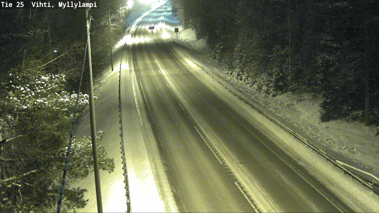 Weather Camera Image Road 25 Lohja Myllylampi, Lohja, Uusimaa