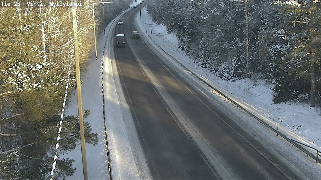 Weather Camera Image Road 25 Lohja Myllylampi, Lohja, Uusimaa