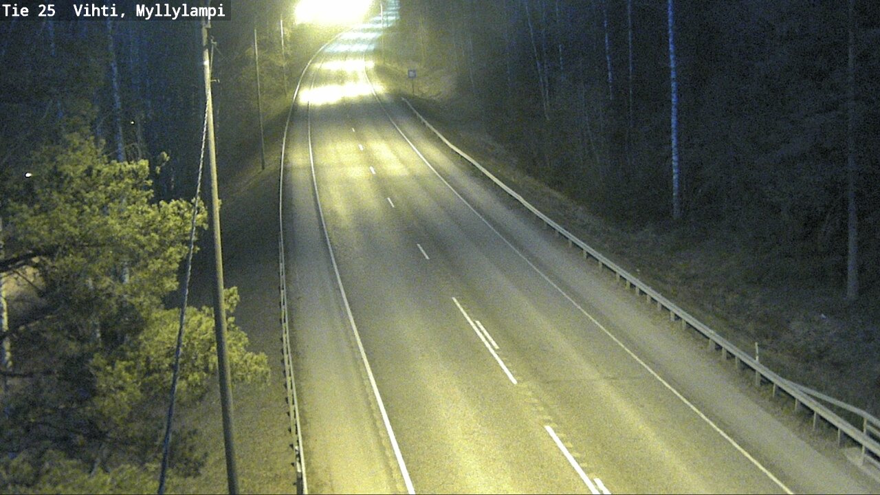 Weather Camera Image Road 25 Lohja Myllylampi, Lohja, Uusimaa