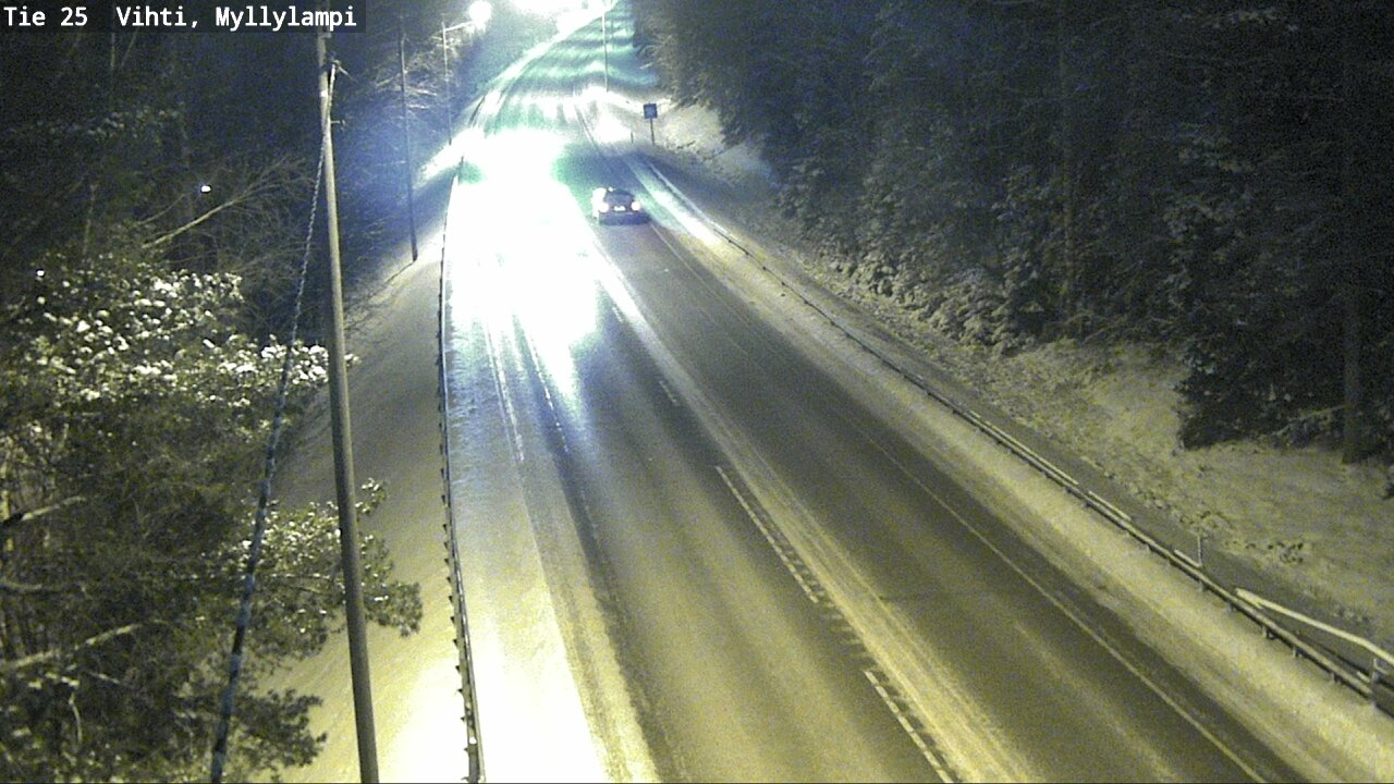Weather Camera Image Road 25 Lohja Myllylampi, Lohja, Uusimaa