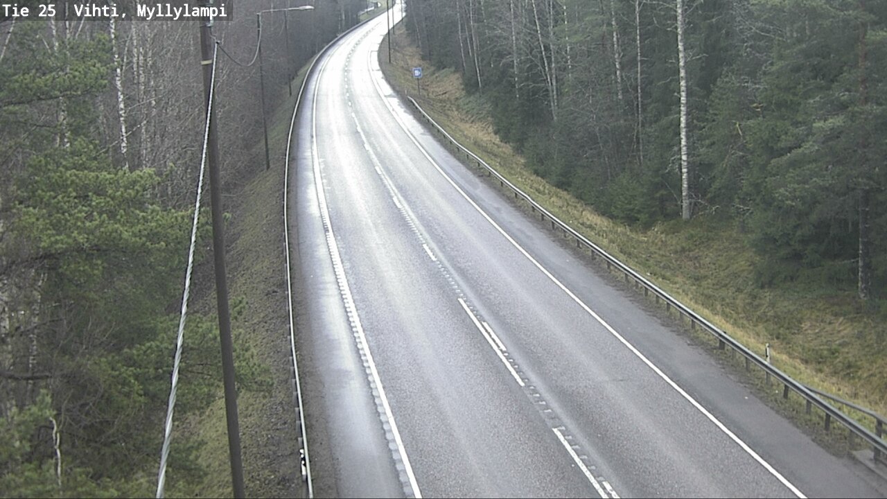 Weather Camera Image Road 25 Lohja Myllylampi, Lohja, Uusimaa