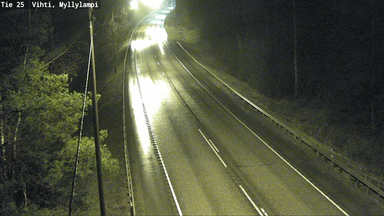 Weather Camera Image Väg 25 Lojo Myllylampi, Lohja, Uusimaa