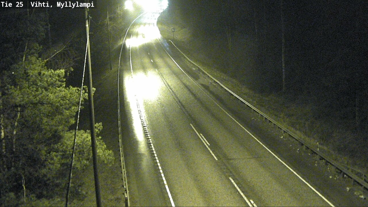 Weather Camera Image Väg 25 Lojo Myllylampi, Lohja, Uusimaa