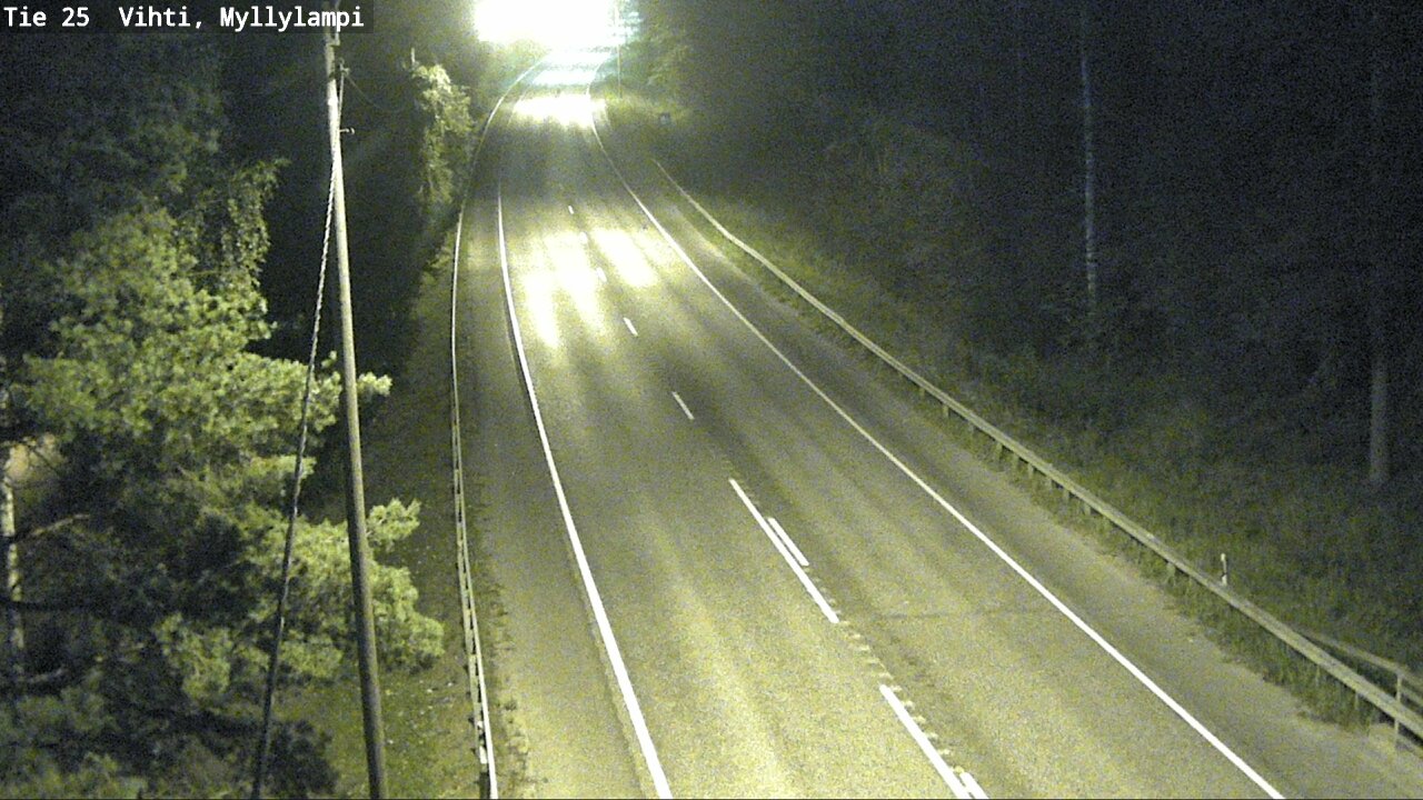 Weather Camera Image Road 25 Lohja Myllylampi, Lohja, Uusimaa