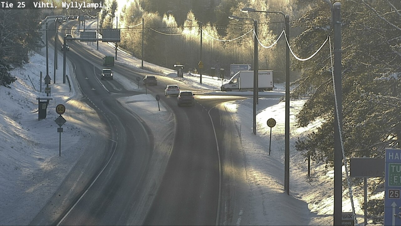 Weather Camera Image Road 25 Lohja Myllylampi, Lohja, Uusimaa