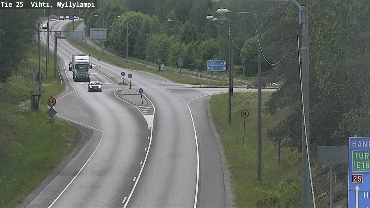 Kelikamerat Kuva Tie 25 Lohja Myllylampi, Lohja, Uusimaa