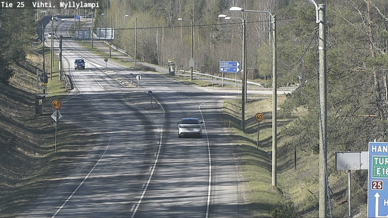 Kelikamerat Kuva Tie 25 Lohja Myllylampi, Lohja, Uusimaa