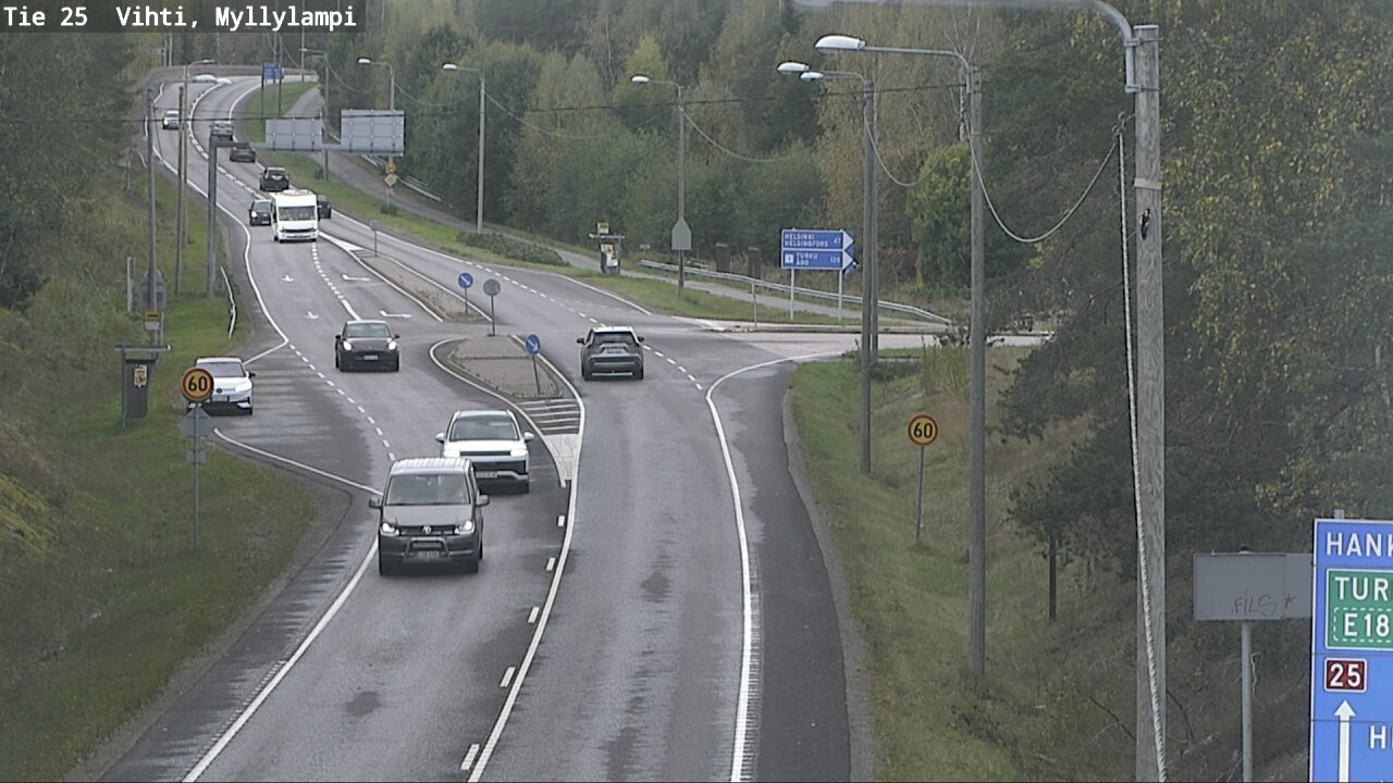 Weather Camera Image Road 25 Lohja Myllylampi, Lohja, Uusimaa