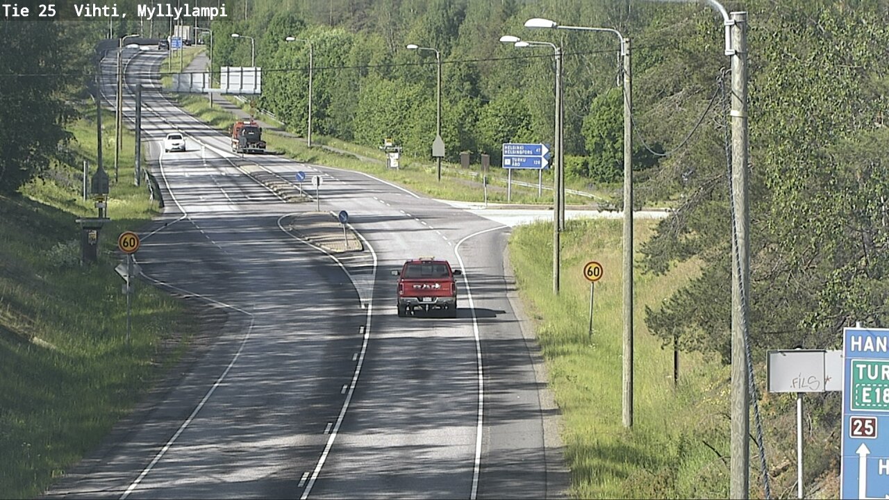 Kelikamerat Kuva Tie 25 Lohja Myllylampi, Lohja, Uusimaa