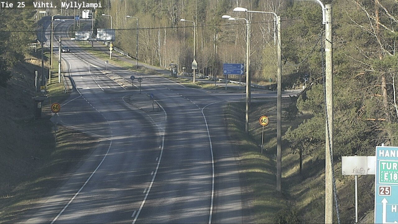 Kelikamerat Kuva Tie 25 Lohja Myllylampi, Lohja, Uusimaa
