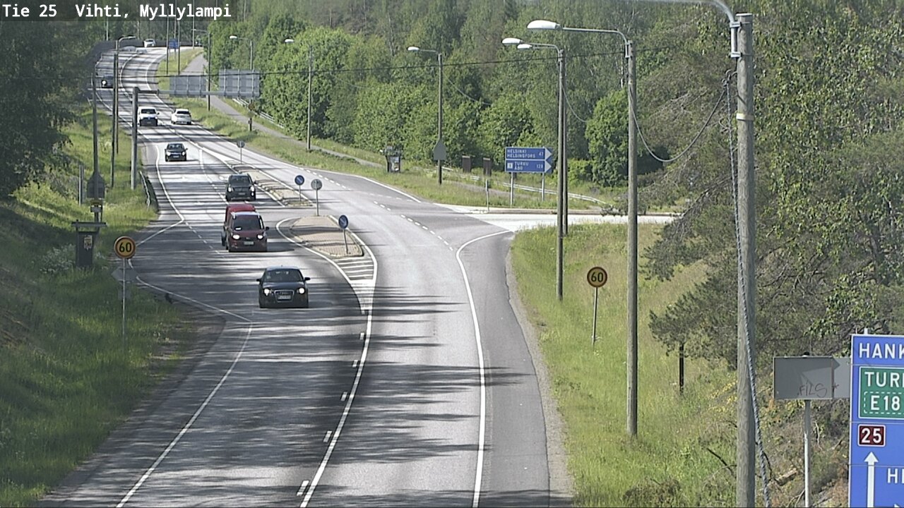 Kelikamerat Kuva Tie 25 Lohja Myllylampi, Lohja, Uusimaa