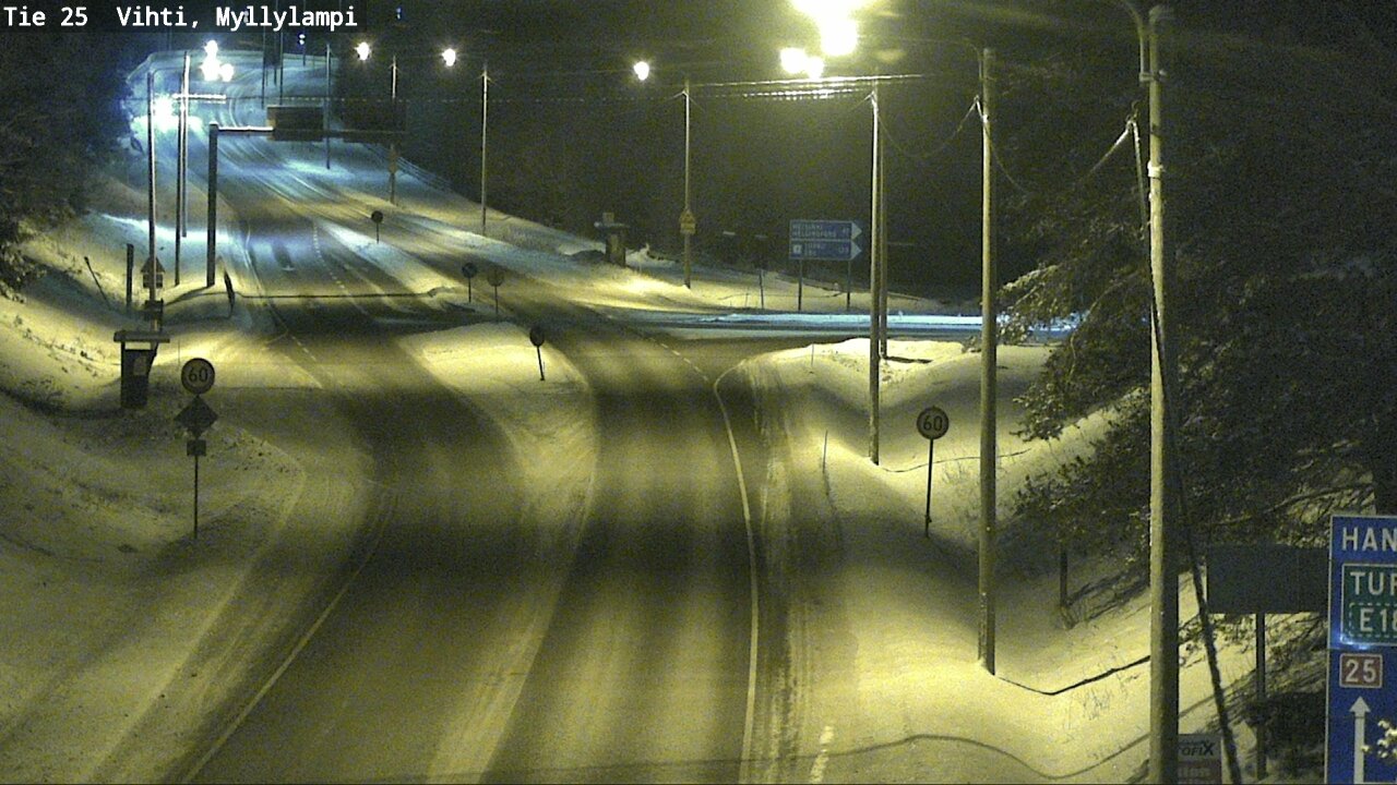 Weather Camera Image Road 25 Lohja Myllylampi, Lohja, Uusimaa