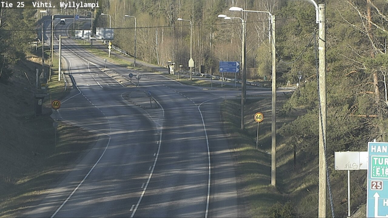 Kelikamerat Kuva Tie 25 Lohja Myllylampi, Lohja, Uusimaa