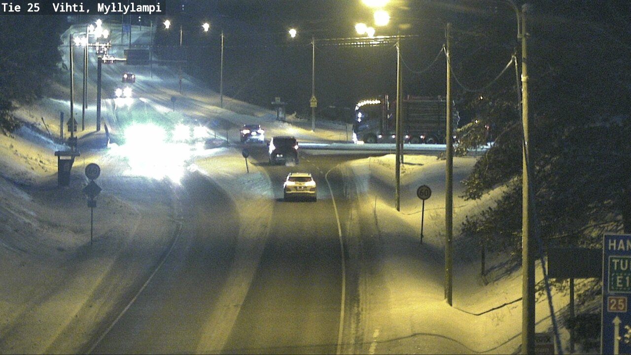 Weather Camera Image Road 25 Lohja Myllylampi, Lohja, Uusimaa