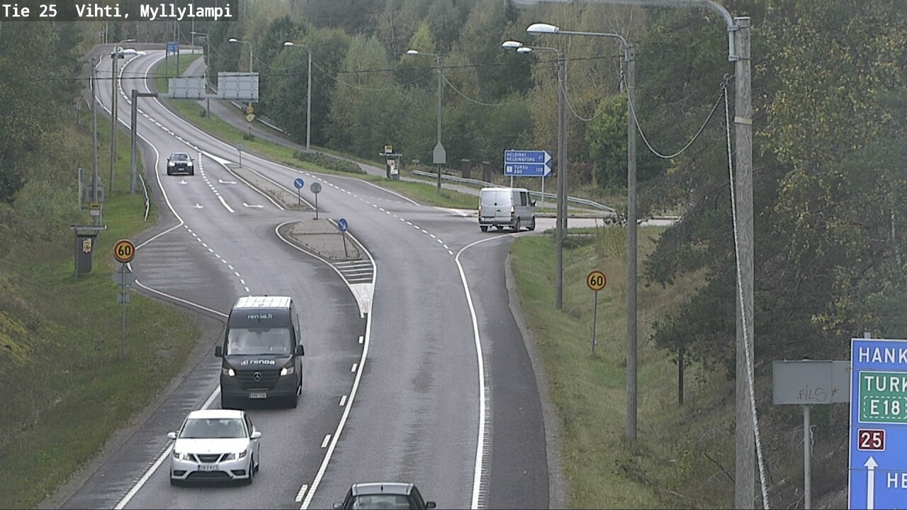 Weather Camera Image Road 25 Lohja Myllylampi, Lohja, Uusimaa