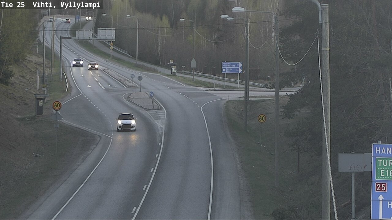 Kelikamerat Kuva Tie 25 Lohja Myllylampi, Lohja, Uusimaa