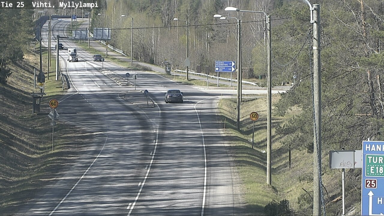 Kelikamerat Kuva Tie 25 Lohja Myllylampi, Lohja, Uusimaa