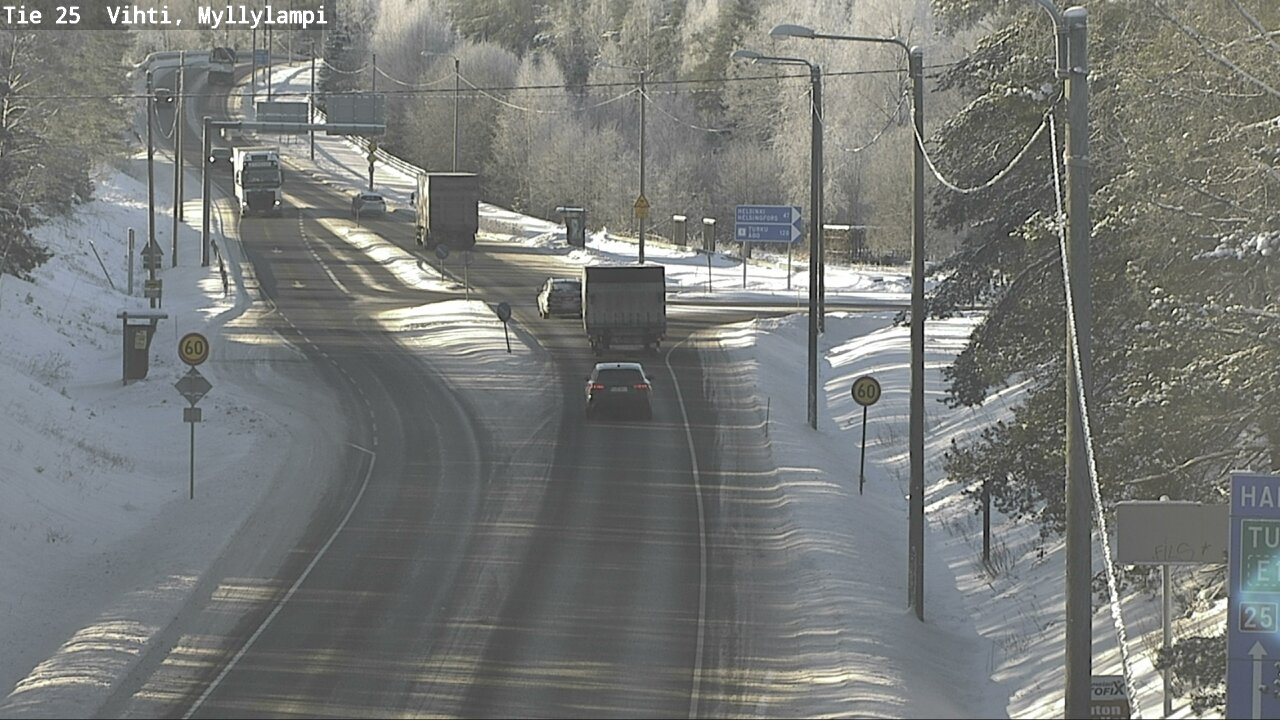 Weather Camera Image Road 25 Lohja Myllylampi, Lohja, Uusimaa