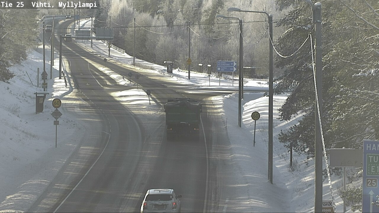 Weather Camera Image Road 25 Lohja Myllylampi, Lohja, Uusimaa