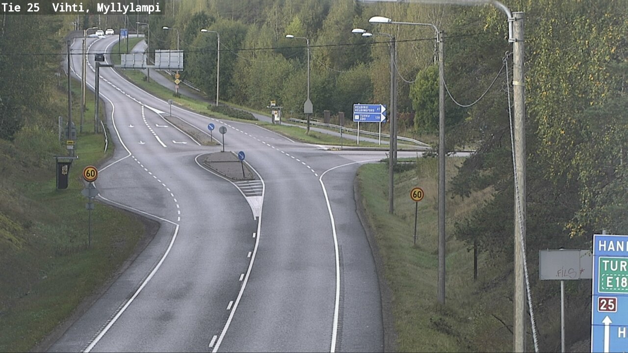 Kelikamerat Kuva Tie 25 Lohja Myllylampi, Lohja, Uusimaa