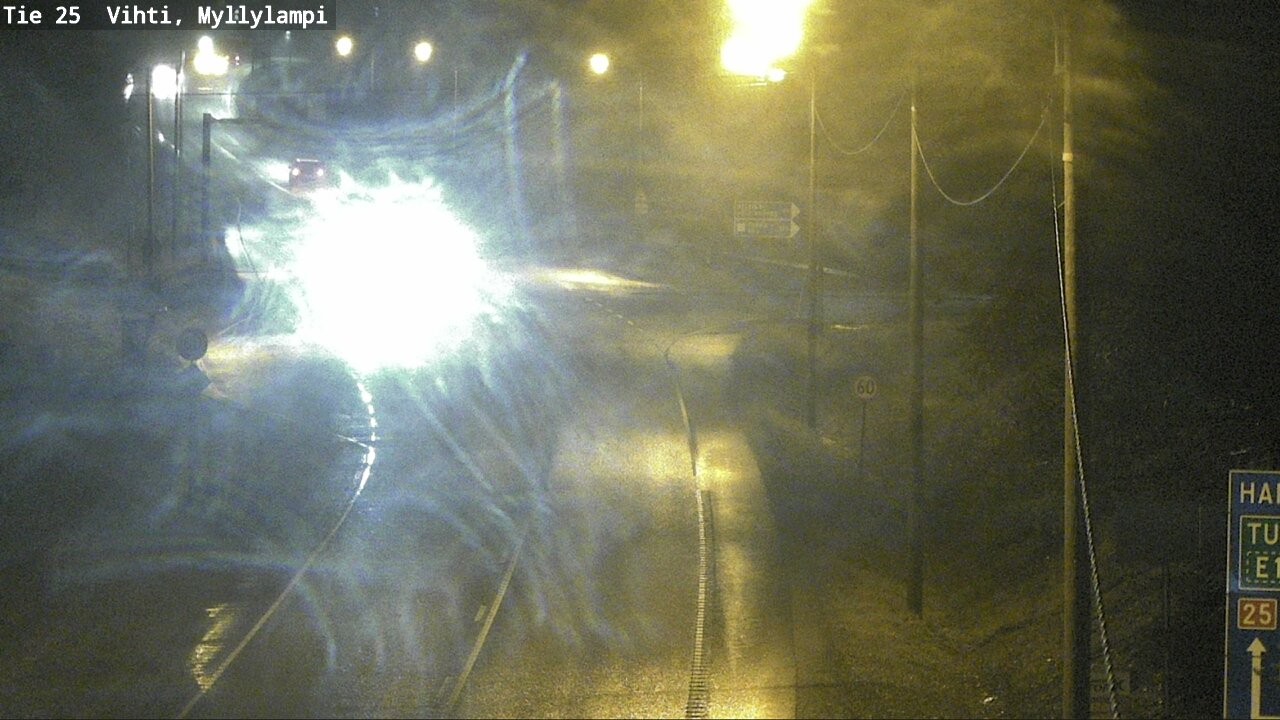 Weather Camera Image Väg 25 Lojo Myllylampi, Lohja, Uusimaa