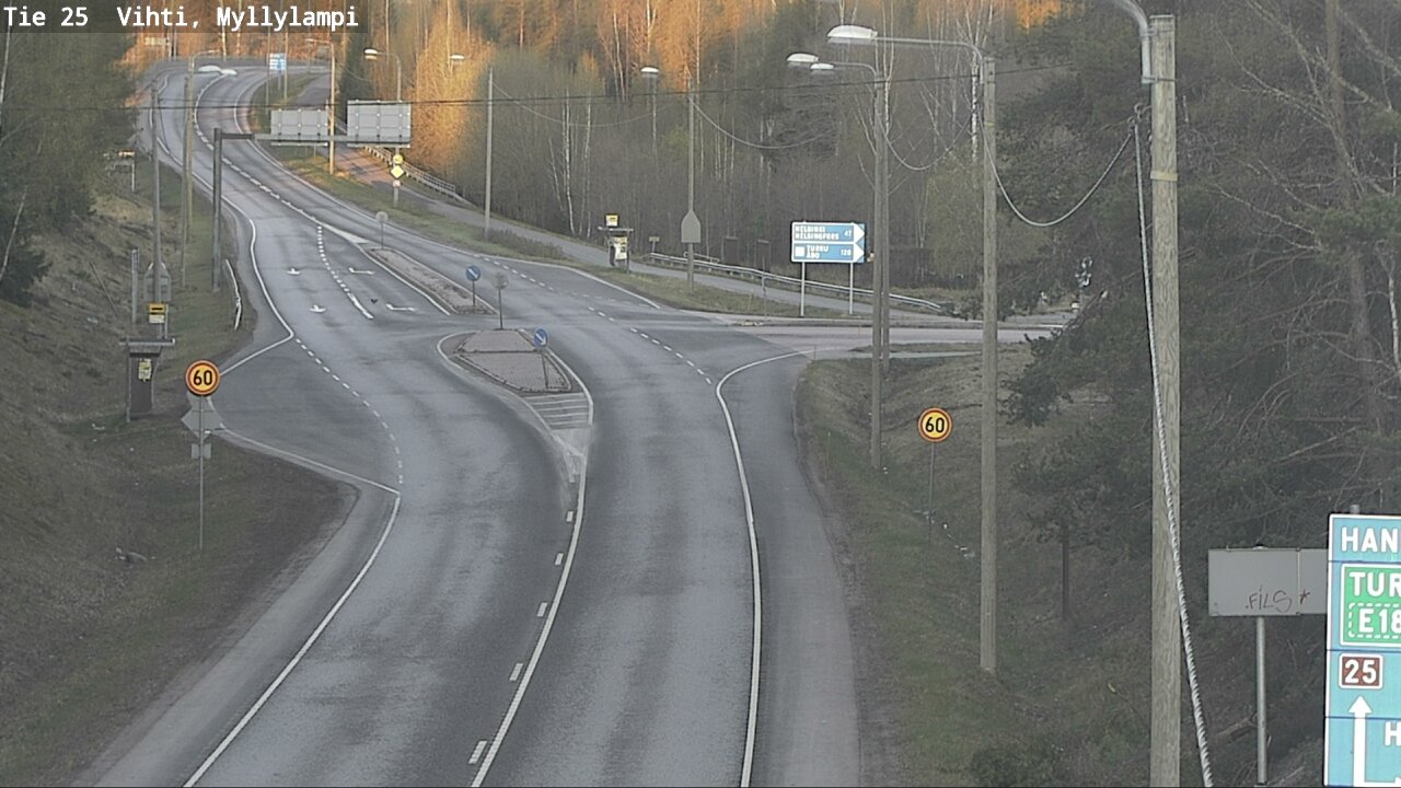 Kelikamerat Kuva Tie 25 Lohja Myllylampi, Lohja, Uusimaa