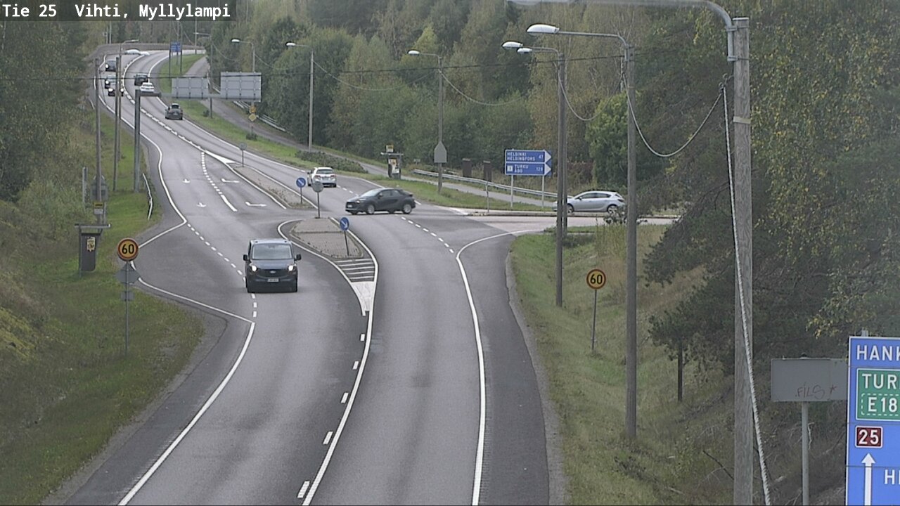 Kelikamerat Kuva Tie 25 Lohja Myllylampi, Lohja, Uusimaa