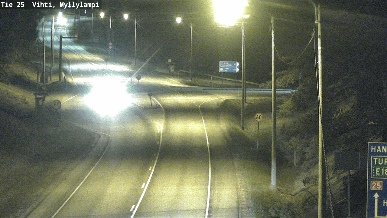 Weather Camera Image Road 25 Lohja Myllylampi, Lohja, Uusimaa
