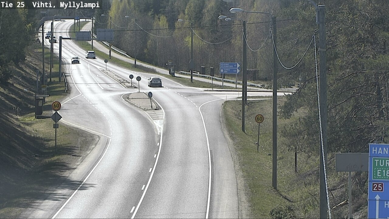 Kelikamerat Kuva Tie 25 Lohja Myllylampi, Lohja, Uusimaa