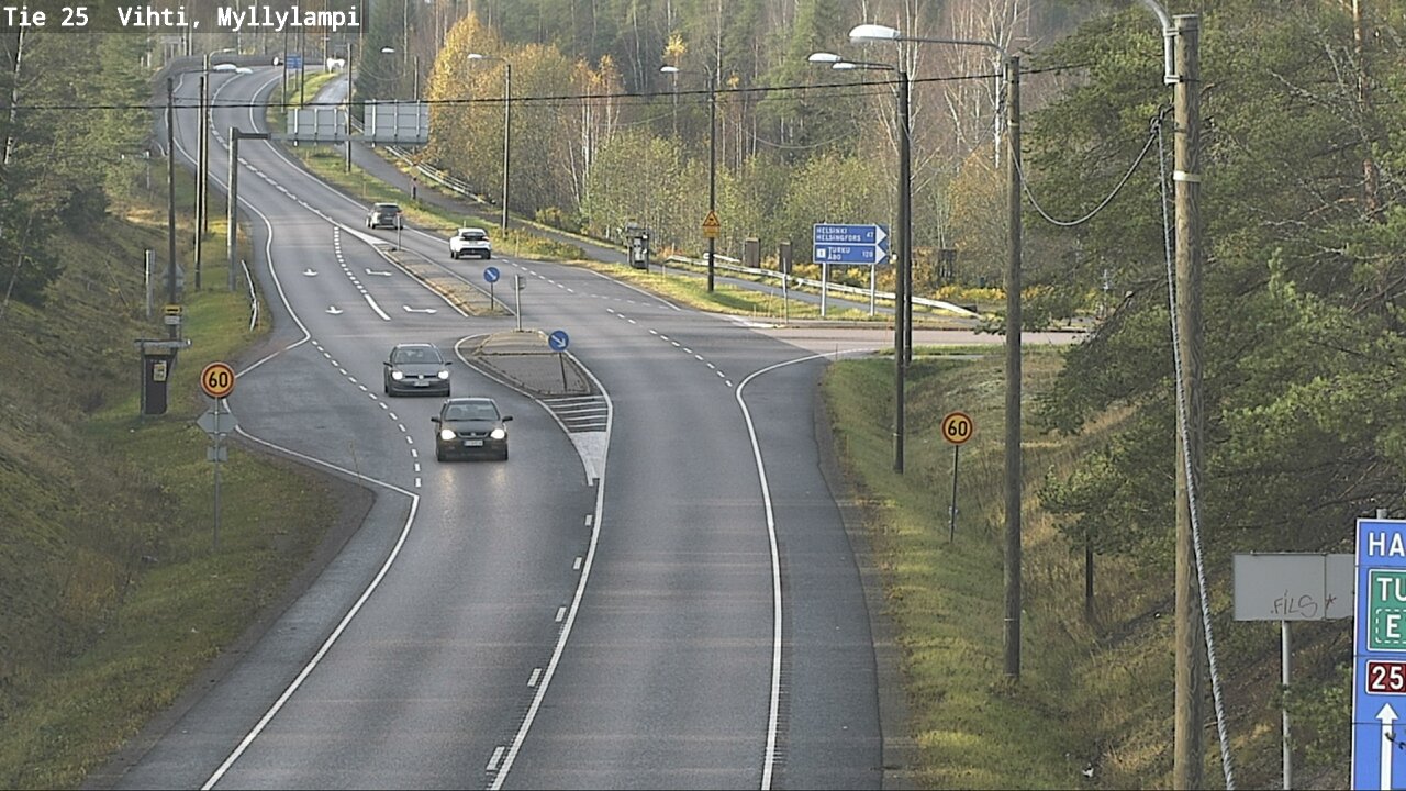 Kelikamerat Kuva Tie 25 Lohja Myllylampi, Lohja, Uusimaa