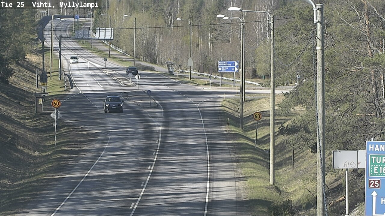 Kelikamerat Kuva Tie 25 Lohja Myllylampi, Lohja, Uusimaa