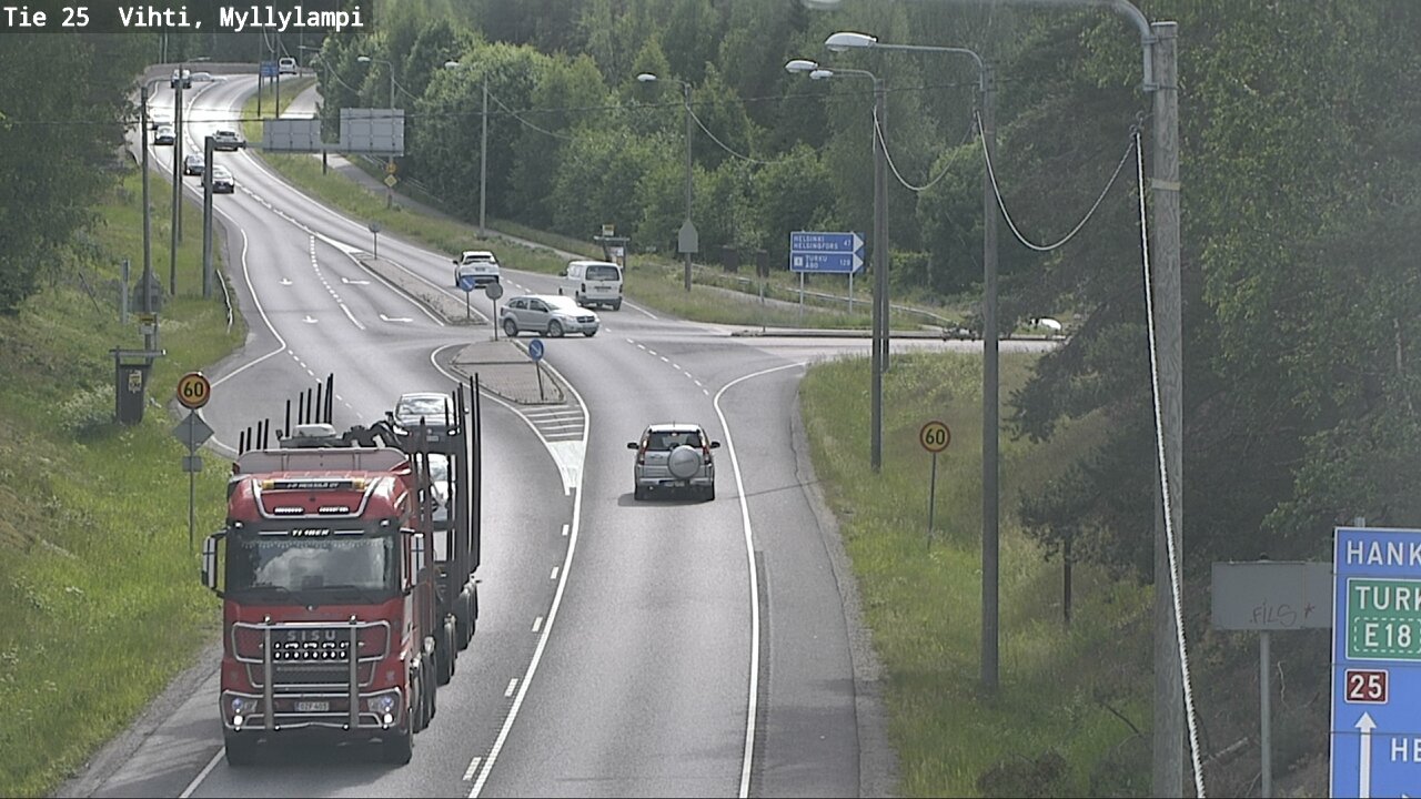Kelikamerat Kuva Tie 25 Lohja Myllylampi, Lohja, Uusimaa