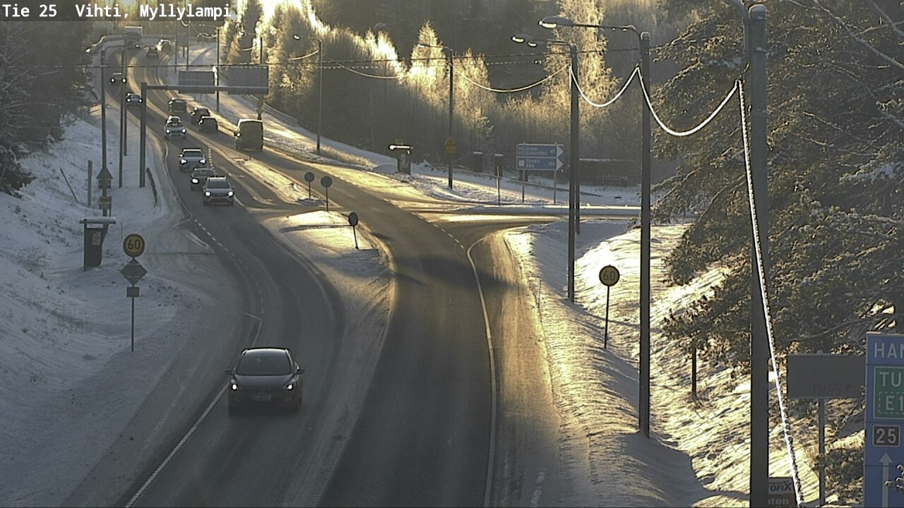 Weather Camera Image Road 25 Lohja Myllylampi, Lohja, Uusimaa