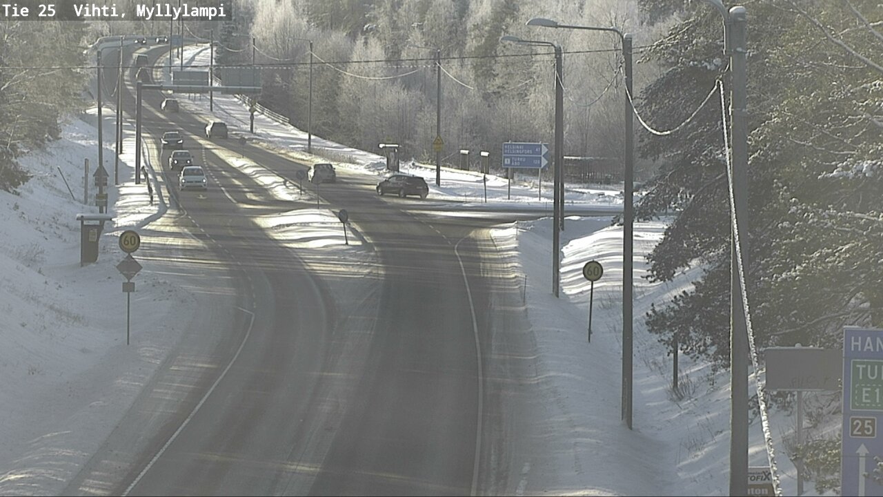 Weather Camera Image Road 25 Lohja Myllylampi, Lohja, Uusimaa