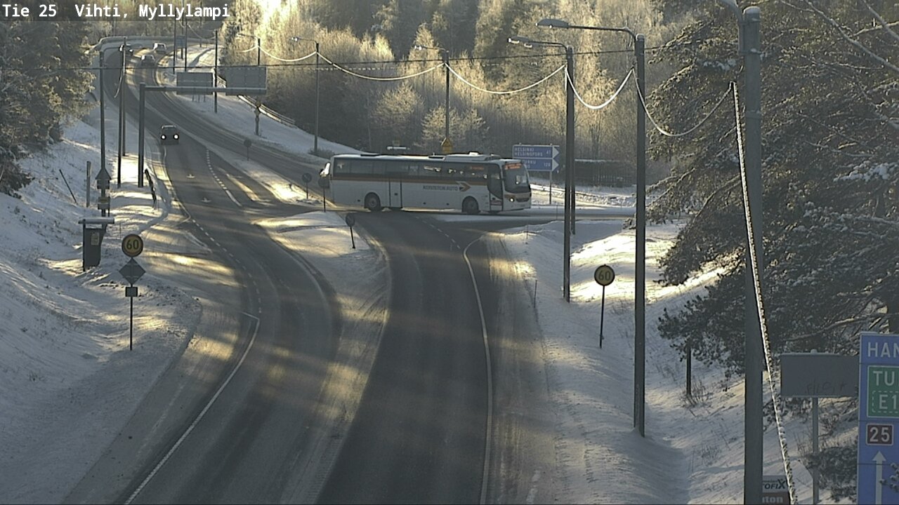 Weather Camera Image Road 25 Lohja Myllylampi, Lohja, Uusimaa