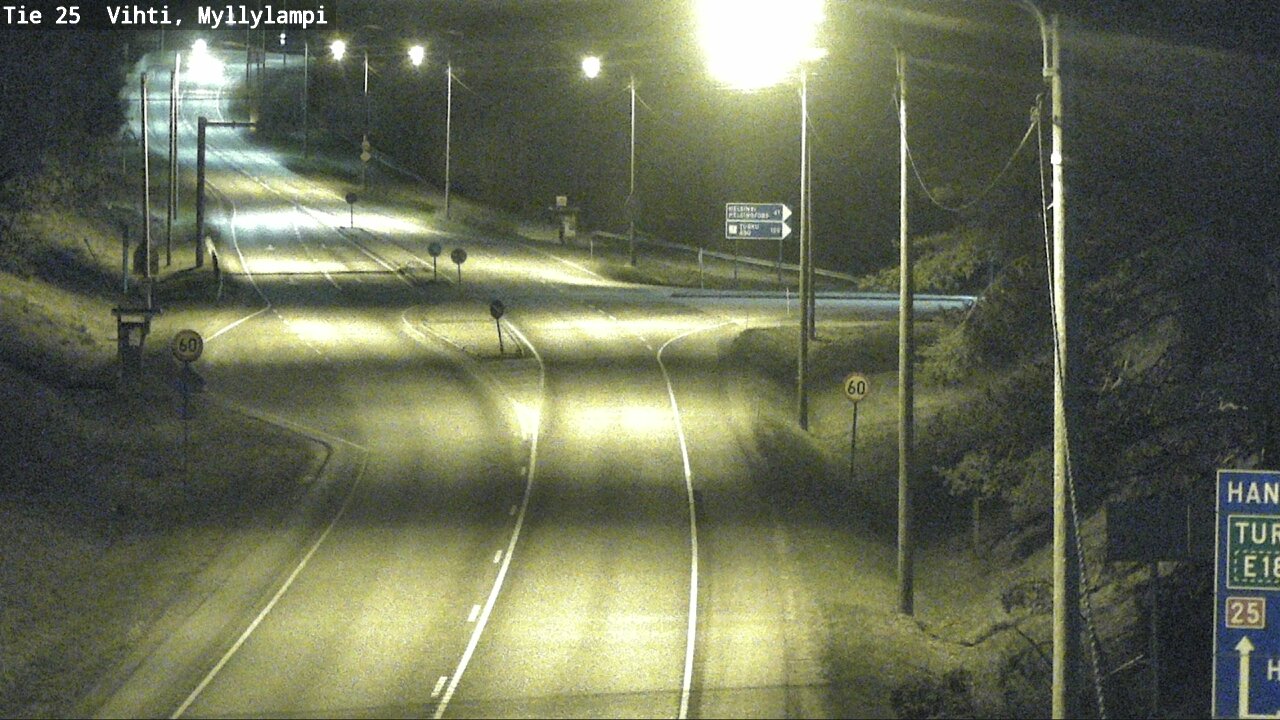 Weather Camera Image Road 25 Lohja Myllylampi, Lohja, Uusimaa