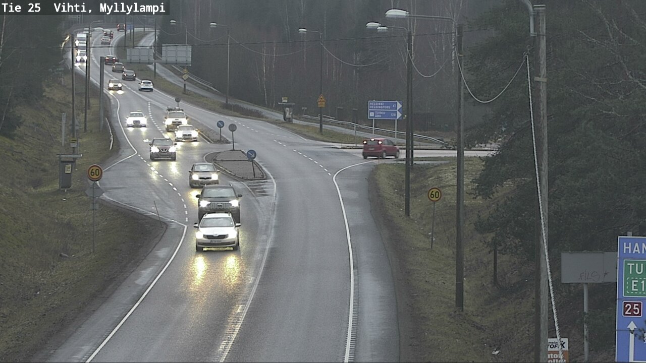 Weather Camera Image Road 25 Lohja Myllylampi, Lohja, Uusimaa