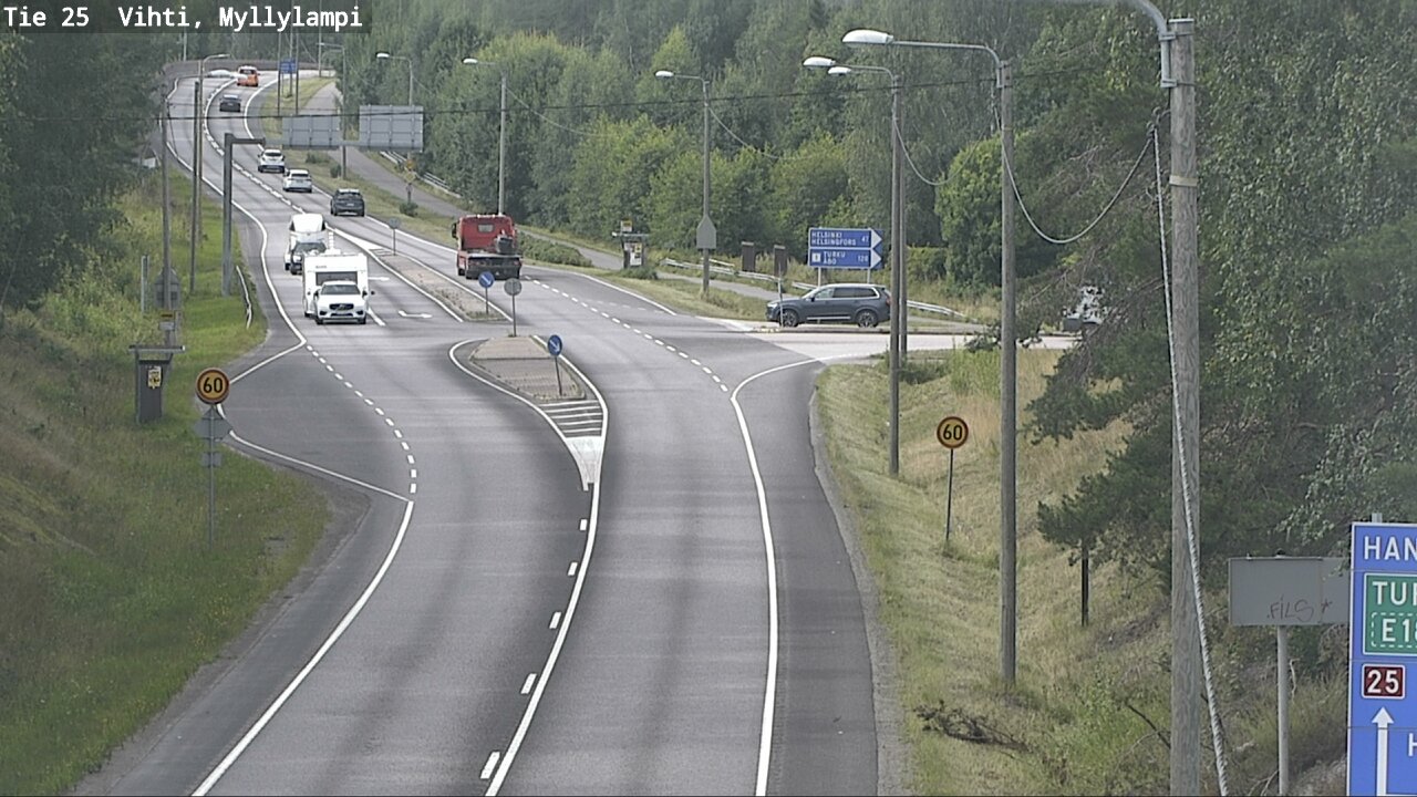Kelikamerat Kuva Tie 25 Lohja Myllylampi, Lohja, Uusimaa