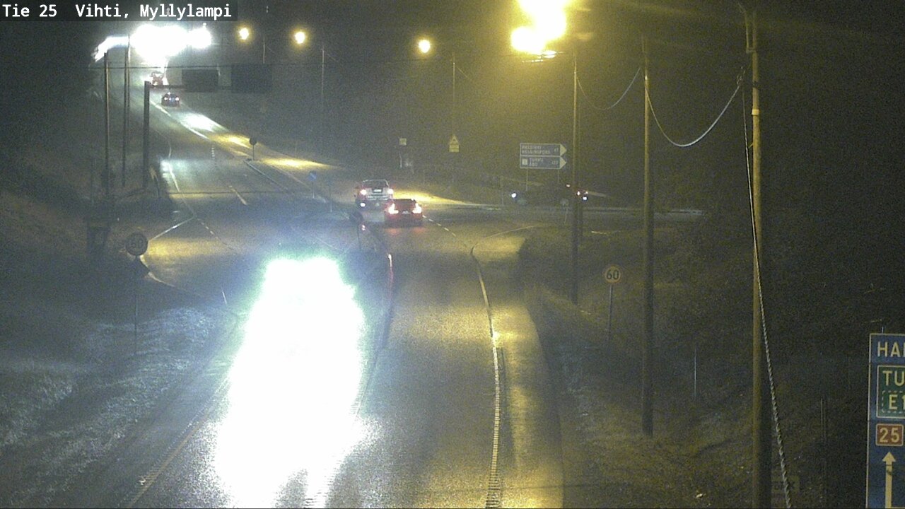 Weather Camera Image Väg 25 Lojo Myllylampi, Lohja, Uusimaa