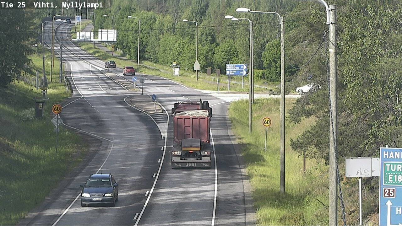 Kelikamerat Kuva Tie 25 Lohja Myllylampi, Lohja, Uusimaa