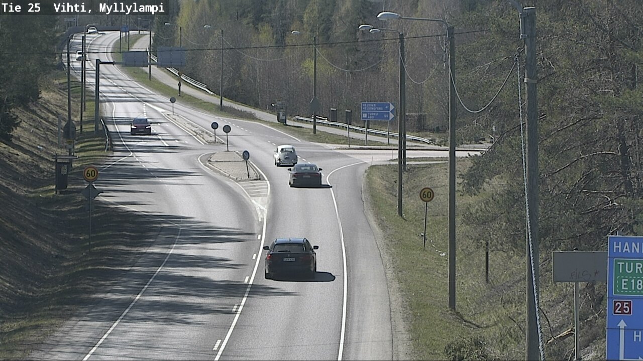 Kelikamerat Kuva Tie 25 Lohja Myllylampi, Lohja, Uusimaa