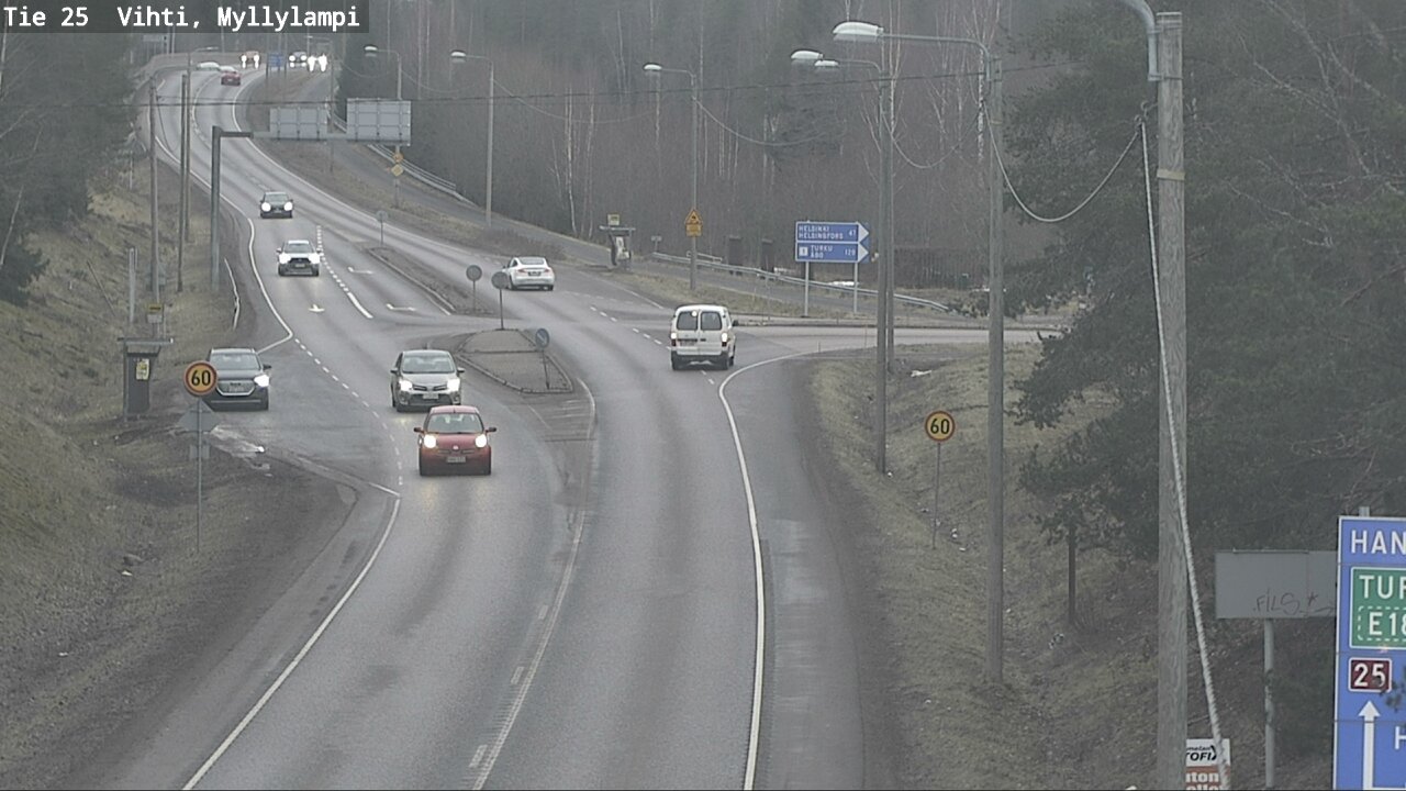 Kelikamerat Kuva Tie 25 Lohja Myllylampi, Lohja, Uusimaa