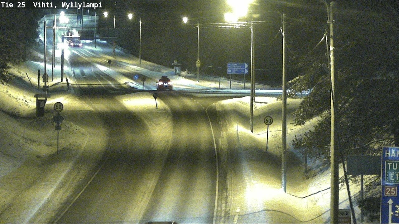 Weather Camera Image Road 25 Lohja Myllylampi, Lohja, Uusimaa