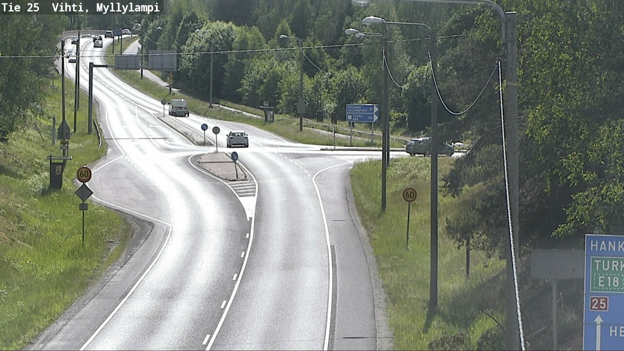 Kelikamerat Kuva Tie 25 Lohja Myllylampi, Lohja, Uusimaa