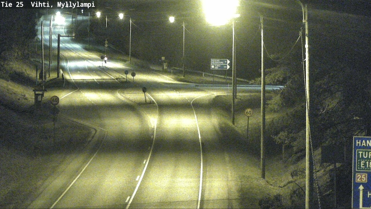 Weather Camera Image Road 25 Lohja Myllylampi, Lohja, Uusimaa